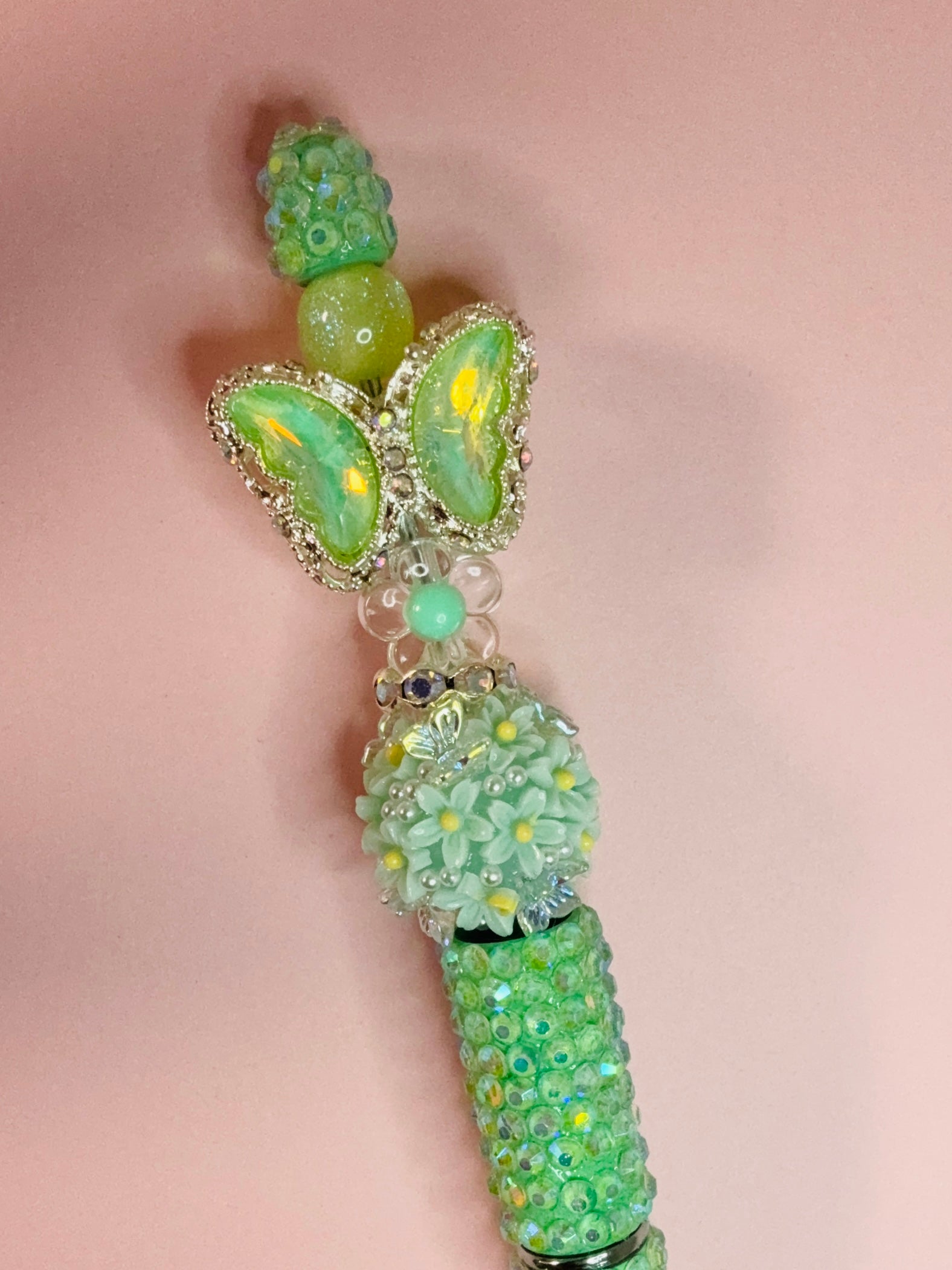 Bling butterfly pen