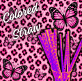 Add a colored or printed straw for the perfect pop of color to your tumbler