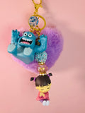 Monsters Inc double character keychain