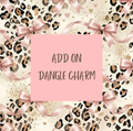 You can add a dangle charm to any pen or cup charm for that little extra pop!