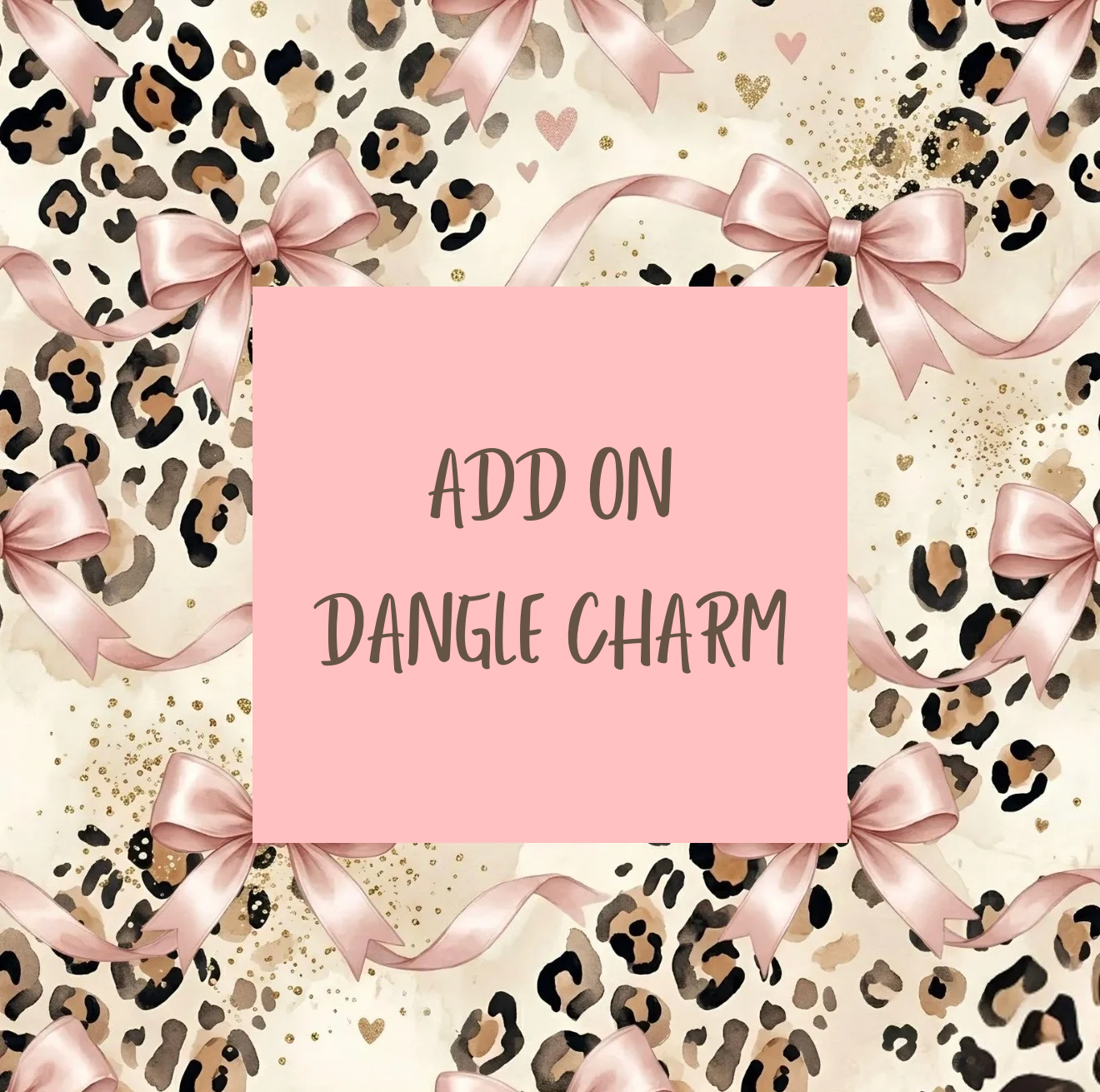 You can add a dangle charm to any pen or cup charm for that little extra pop!