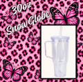 30oz snow globe. Choose your cup wrap, colors, glitters and solution on live!!