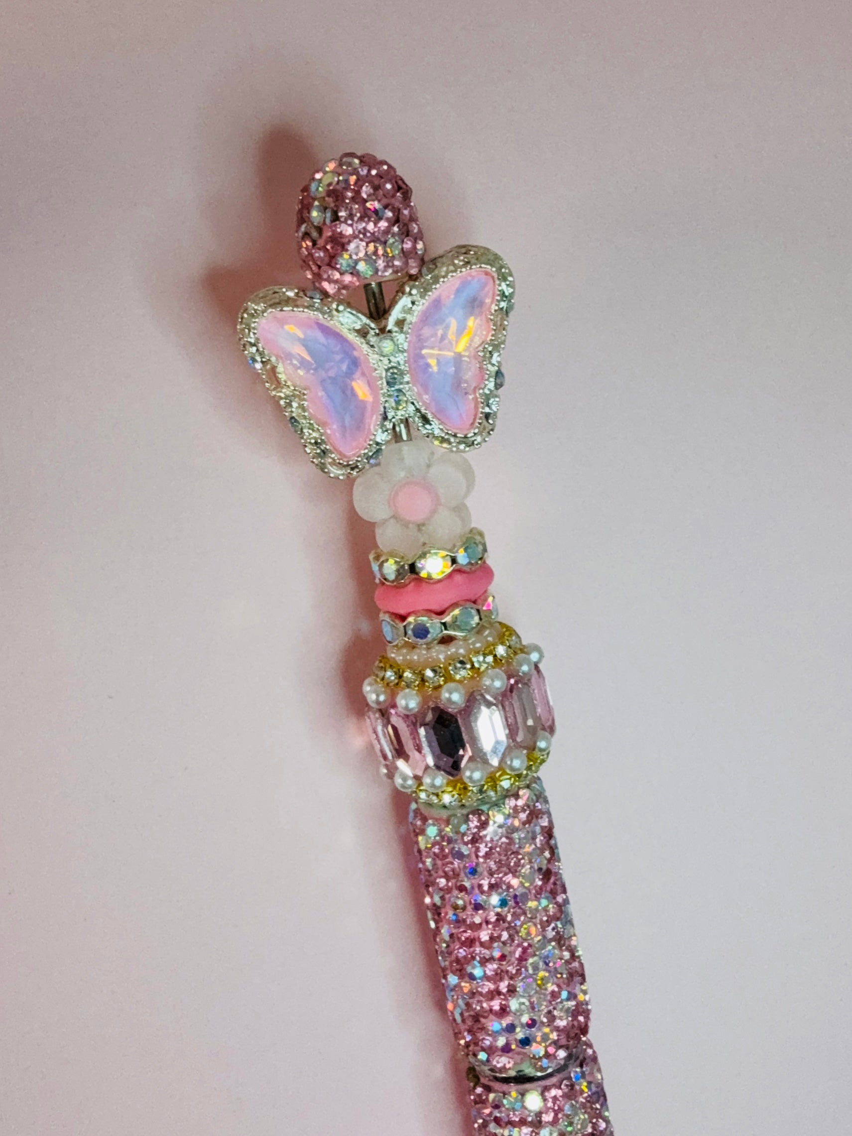 Bling butterfly pen