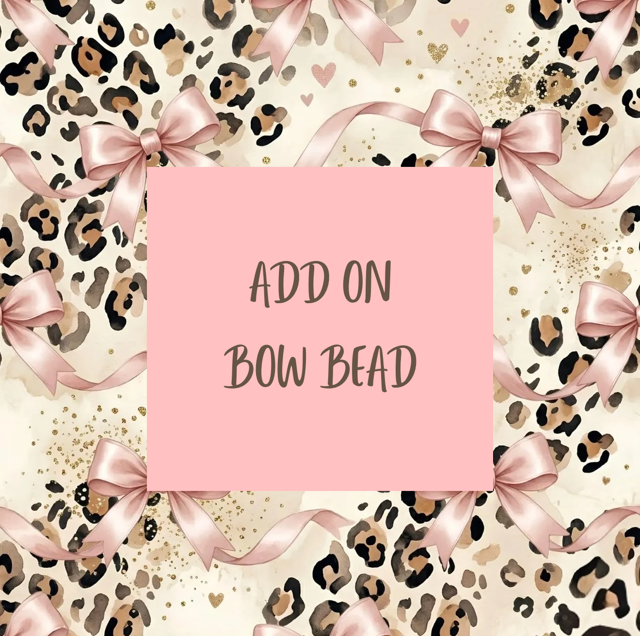 You can add a bow bead to any cup charm or pen for the extra pop of cuteness!