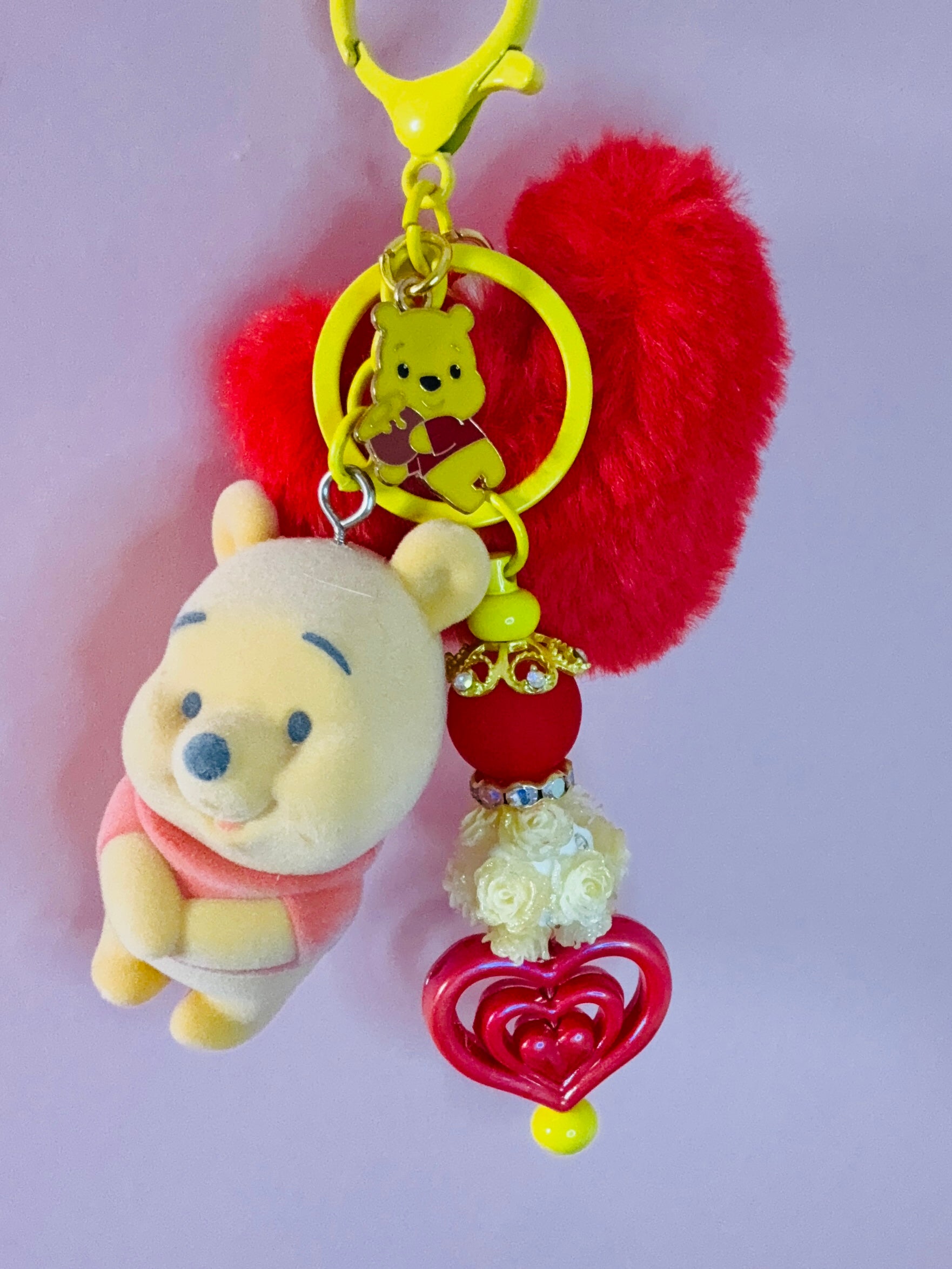 Pooh keychain/bag charm