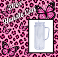 20oz Acrylic Snow Globe with handle. Choose your wrap, your colors and solution on live!!