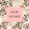 Add a cup charm with any cup that has a handle. The perfect cup accessory