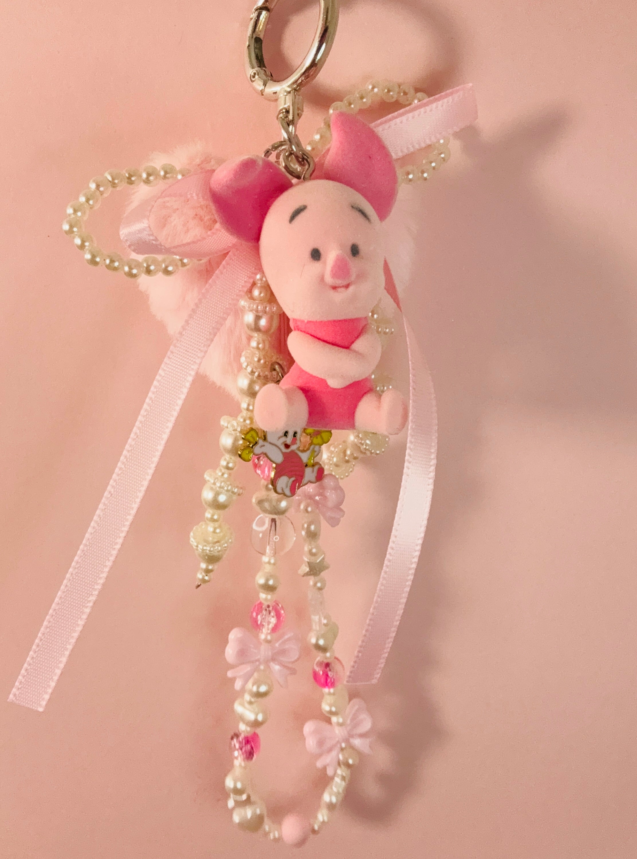 Piglet keychain/bag charm